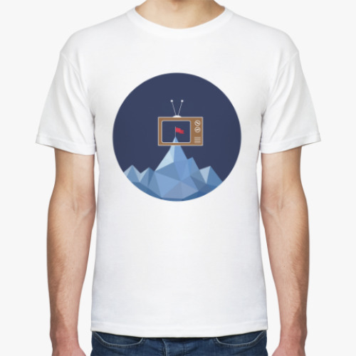 Футболка с принтом Лучше один раз увидеть вживую