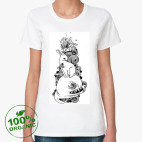 Женская футболка органик