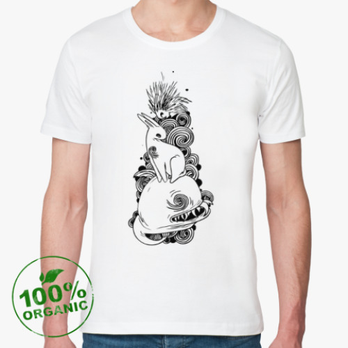 Футболка из органик-хлопка с принтом «Живая природа»