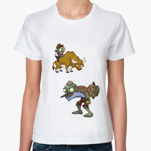 Классическая футболка Plants vs Zombies