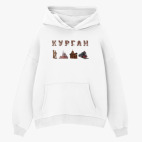 Толстовка худи оверсайз