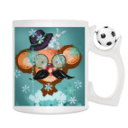 Кружка с футбольным мячиком