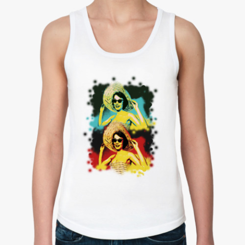 Женская майка с принтом popart