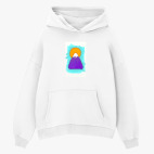 Толстовка худи оверсайз