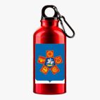 Металлическая бутылка 400 мл UV-DTF