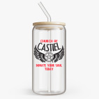 Банка с бамбуковой крышкой