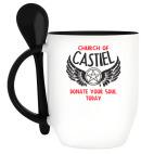 Кружка с ложкой