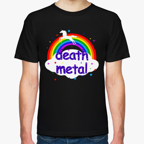 Футболка с принтом Death Metal