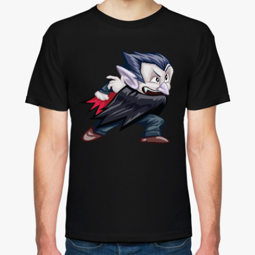 Футболка с принтом Дракула