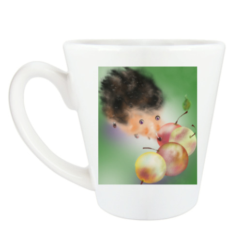 Чашка Латте Ёжик с яблоками