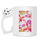 Кружка с футбольным мячиком