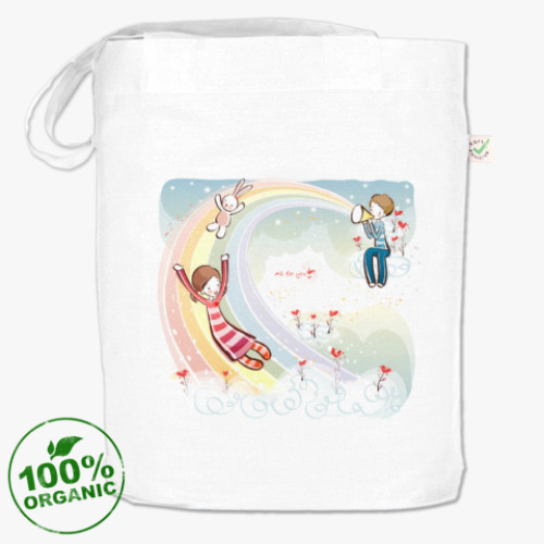 Сумка шоппер с принтом All for you