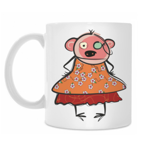 Кружка с принтом 'Медвед'