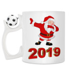 Кружка с футбольным мячиком