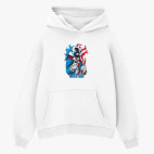 Толстовка худи оверсайз