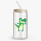 Банка с бамбуковой крышкой