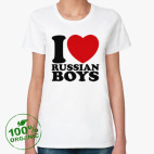 Женская футболка органик