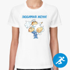 Женская спортивная футболка