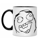 Кружка двухцветная