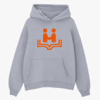 Толстовка худи оверсайз