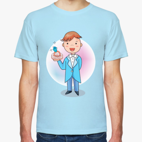 Футболка с принтом Обручальное кольцо