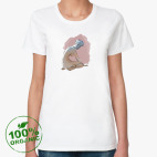 Женская футболка органик