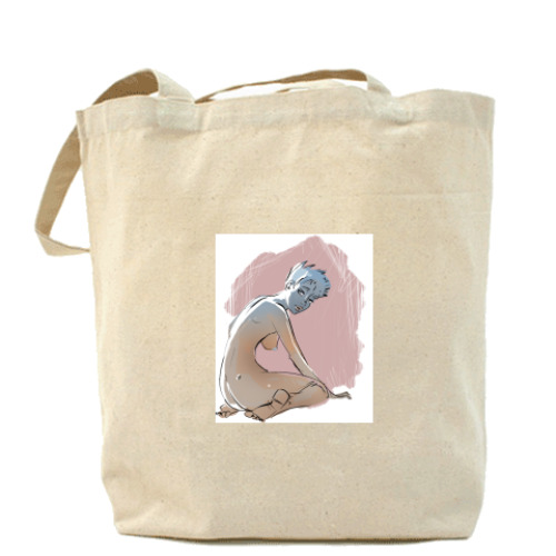 Сумка шоппер девушка