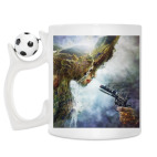 Кружка с футбольным мячиком