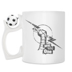 Кружка с футбольным мячиком