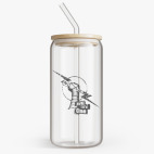 Банка с бамбуковой крышкой