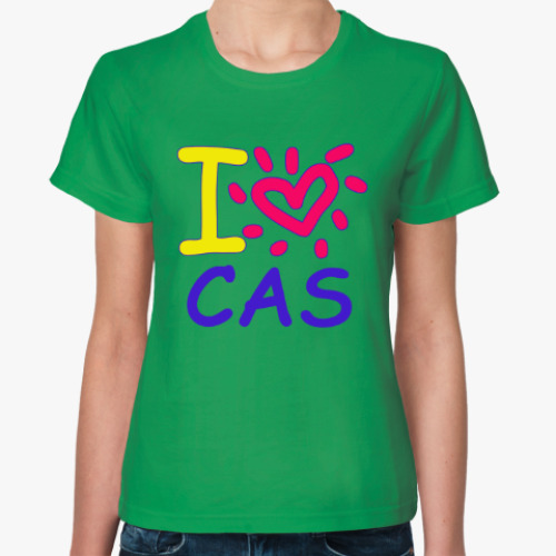 Женская футболка с принтом Сверхъестественное Кастиэль