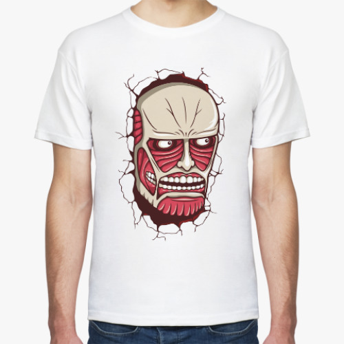 Футболка с принтом Атака Титанов