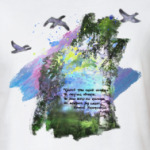 Птицы. Небо. Полет. Свобода. Простор. Березы.