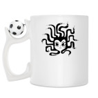 Кружка с футбольным мячиком