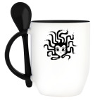 Кружка с ложкой