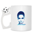 Кружка с футбольным мячиком