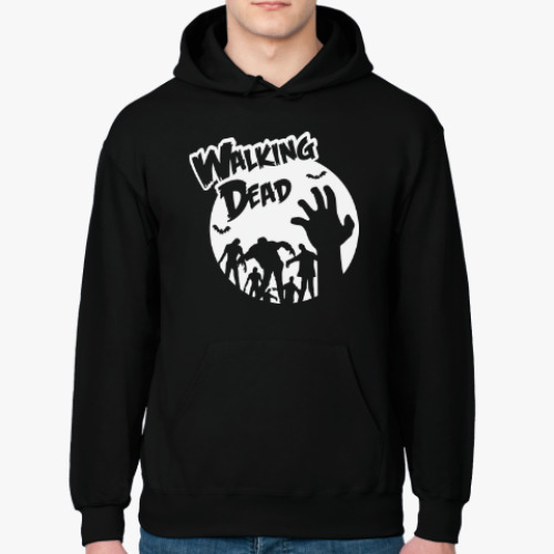 Толстовка худи с принтом Ходячие мертвецы