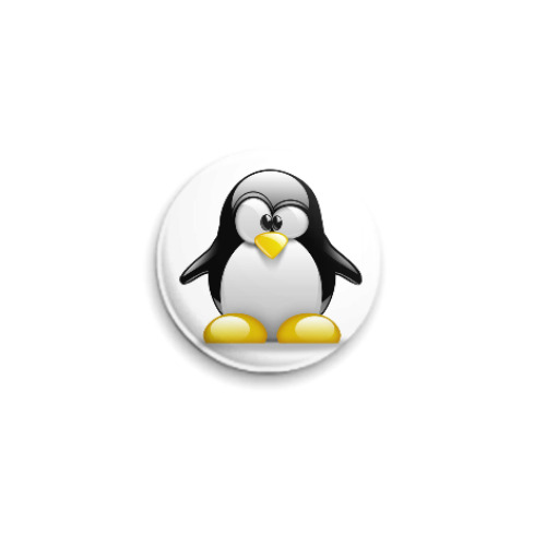 Значок 25мм с принтом Linix