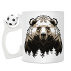 Кружка с футбольным мячиком
