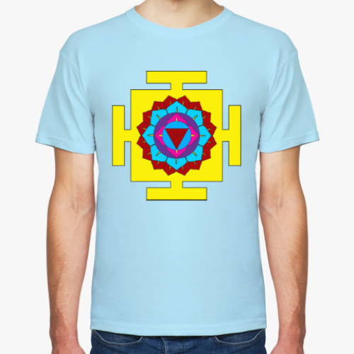Футболка с принтом Маха-Лакшми-янтра