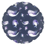 Подводный узор с китами