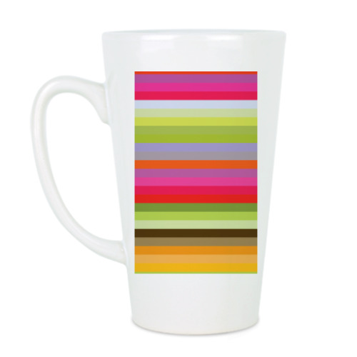 Чашка Латте с принтом Флюид