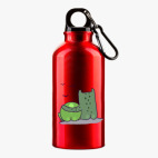 Металлическая бутылка 400 мл UV-DTF