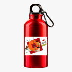 Металлическая бутылка 400 мл UV-DTF