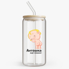 Банка с бамбуковой крышкой