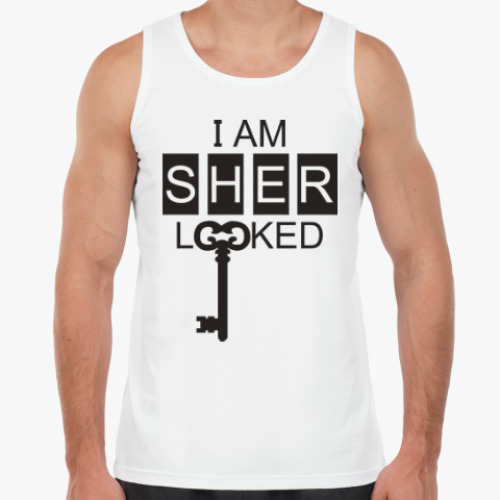 Майка с принтом I Am Sher Locked