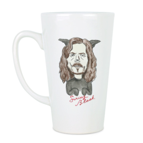 Чашка Латте с принтом Sirius Black