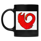 Кружка цветная UV-DTF