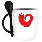 Кружка с ложкой