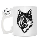 Кружка с футбольным мячиком